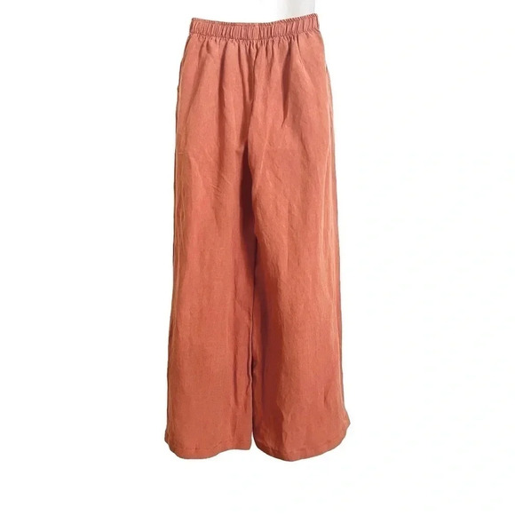 Young Fabulous & Broke Cove Linen Blend Pant in Paprika Size Small - Picture 5 of 9